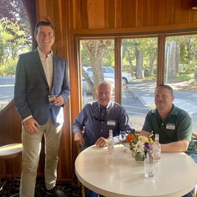 Supervisor Lucan with Commissioners: Ron Witzel and Craig Knowlton.