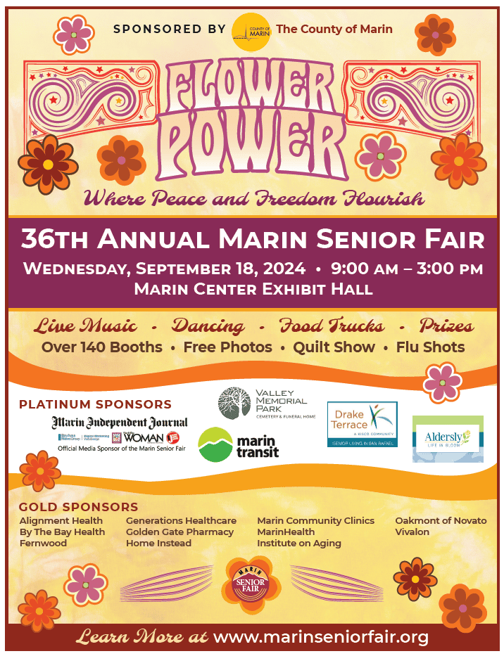 Marin Senior Fair event Flyer
