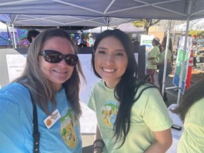 Mary and Alison take a selfie
