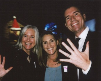 Leslie Weber, Tanya Albert, and Supervisor Eric Lucan