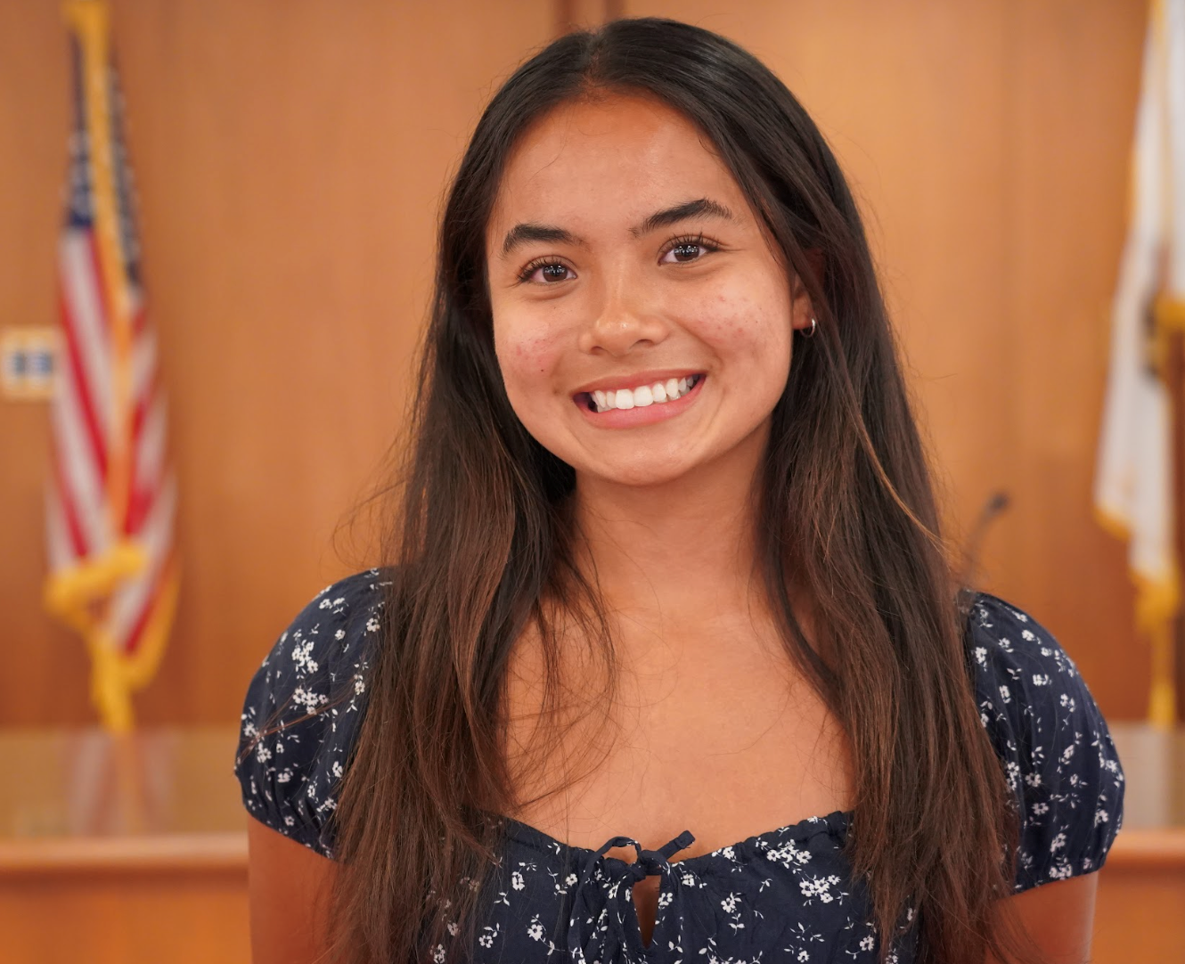 Headshot of Annie taken in Board Chambers