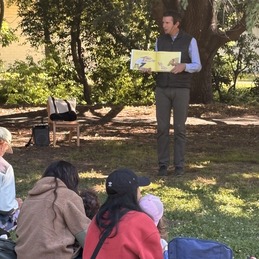 Eric reading at Novato storytime