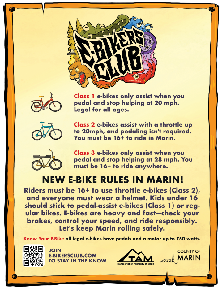 E-Bikers Club Poster