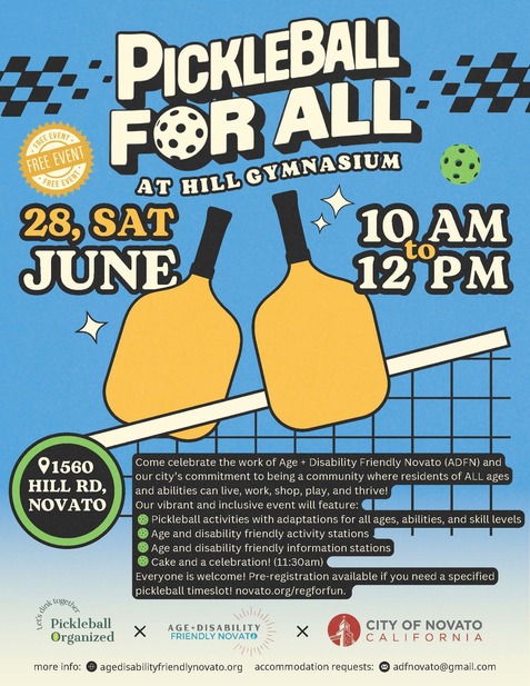 Pickleball for All event flier