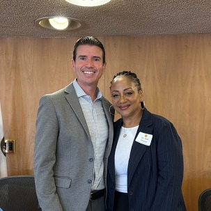 Supervisor Lucan and Dr. Gina Fromer