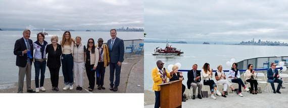 Sausalito Ferry Landing Ribbon Cutting