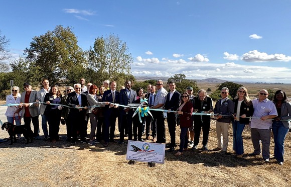 Marin Sonoma Narrows Ribbon Cutting Group Photot