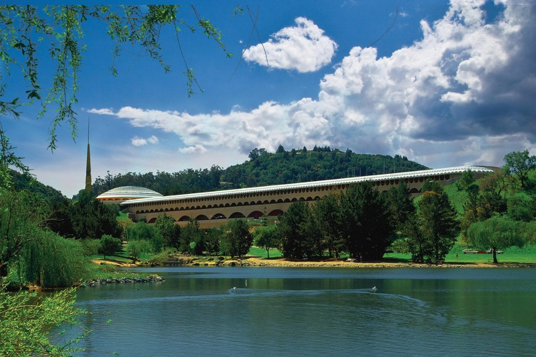 D4 - Civic Center from Lagoon