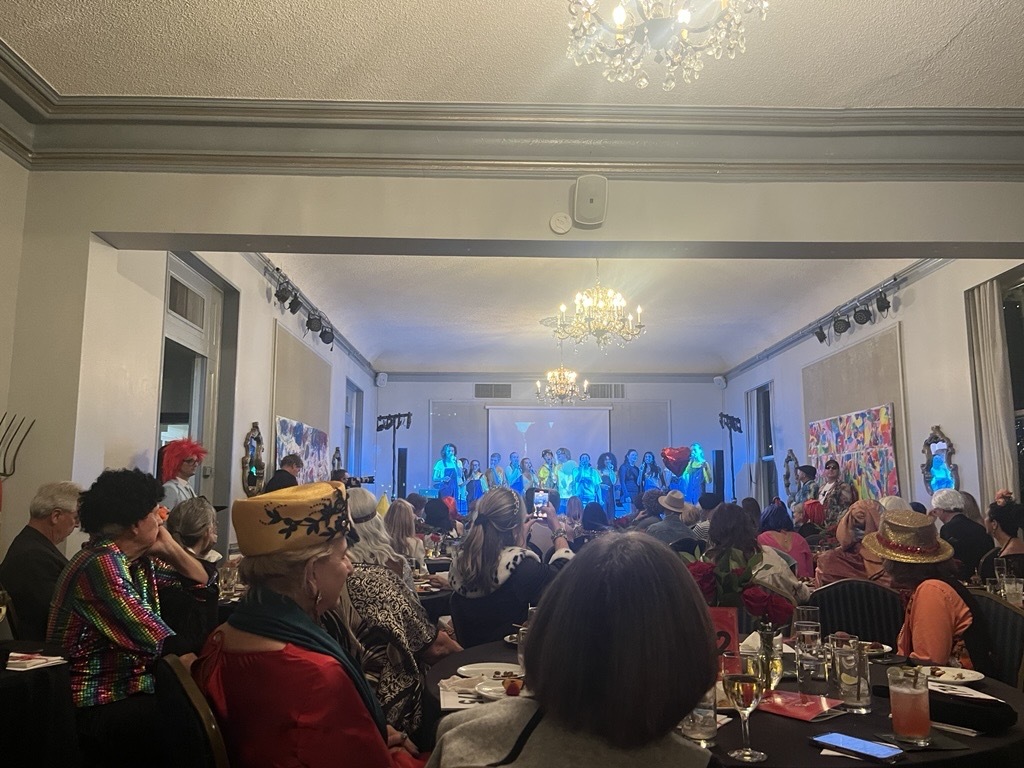 Til the Dawn singing at Civic Center within Elks Lodge