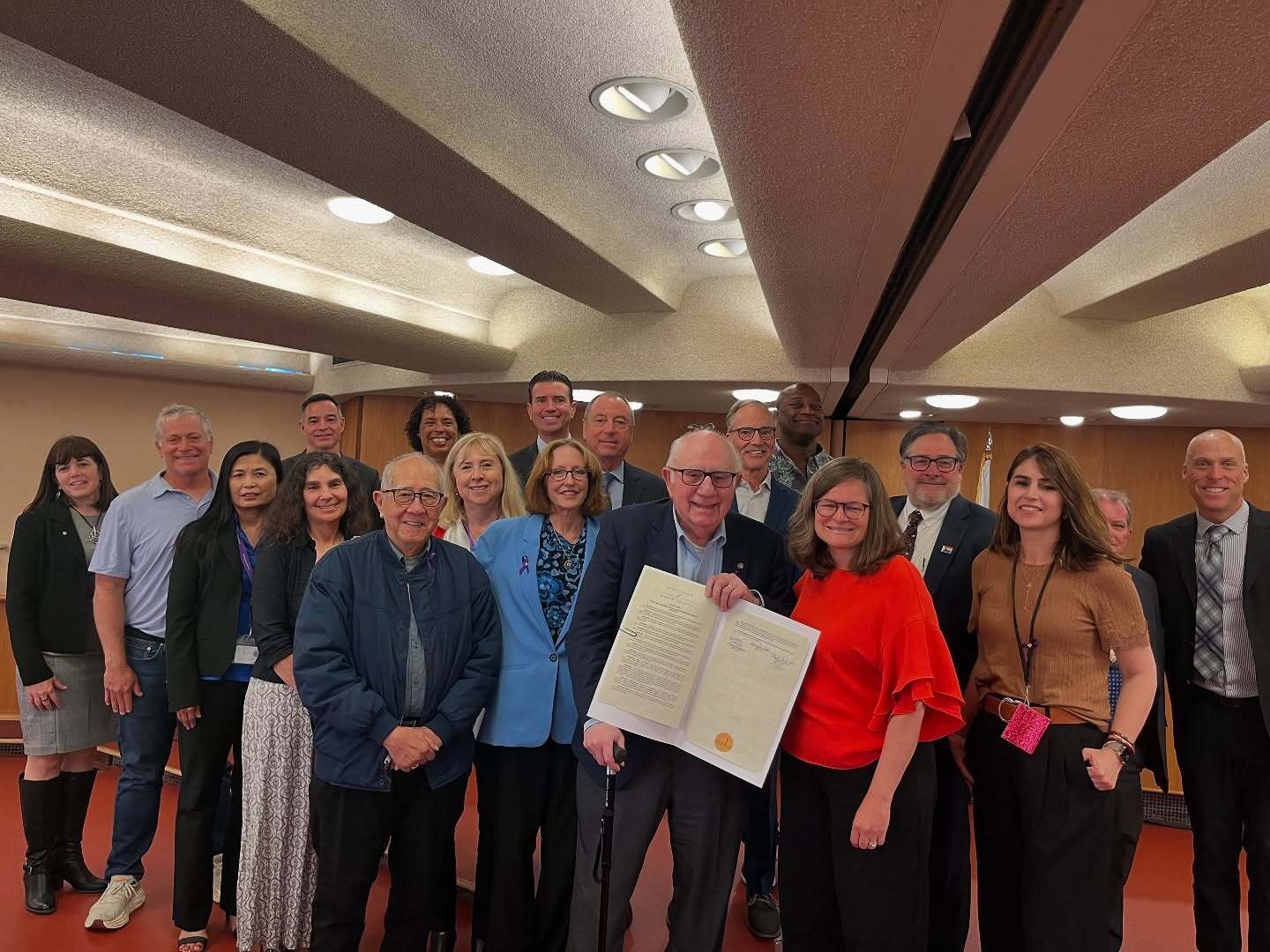 Group Photo Recognizing Elder Abuse Prevention Month