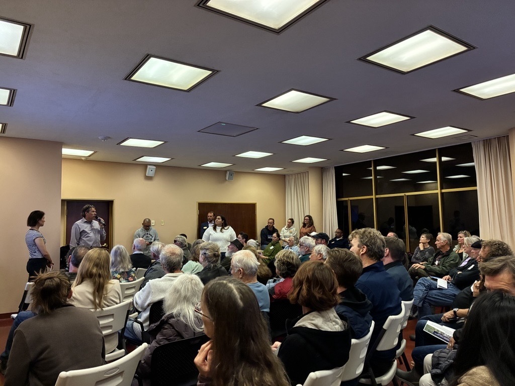 Group Photo People seated - Flood Zone 7 Meeting - Santa Venetia Floodwall Project