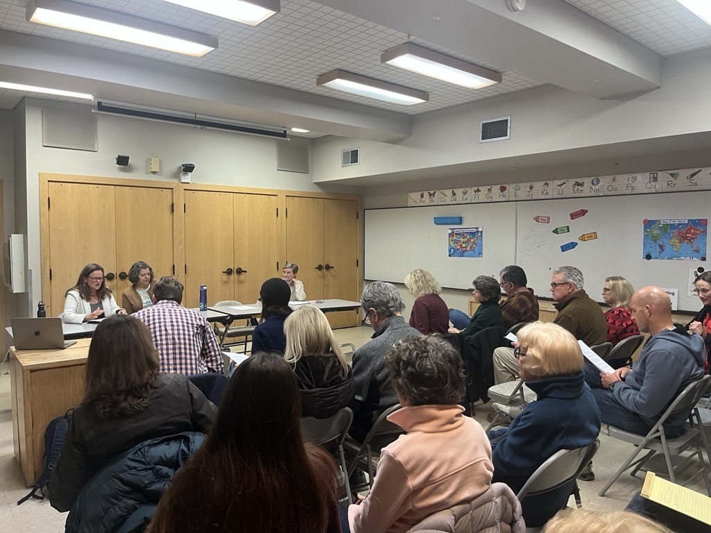 Meeting with Marinwood residents