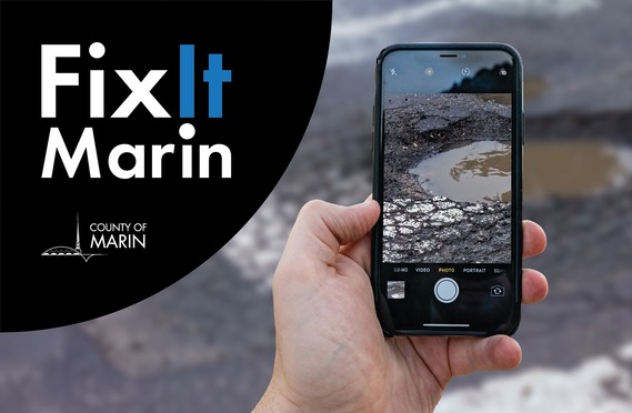 Artistic graphic to promote FixItMarin