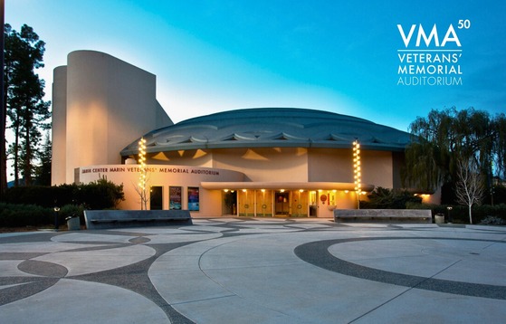 Exterior view of Marin Veterans' Memorial Auditorium
