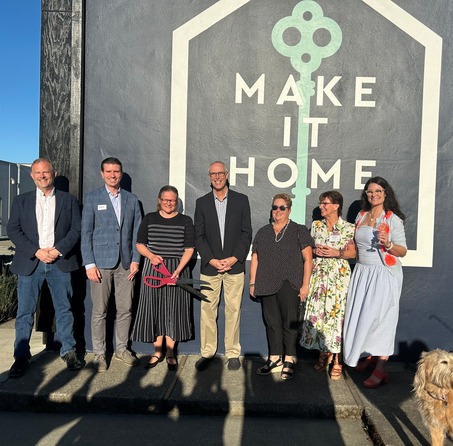 Make It Home ribbon cutting event