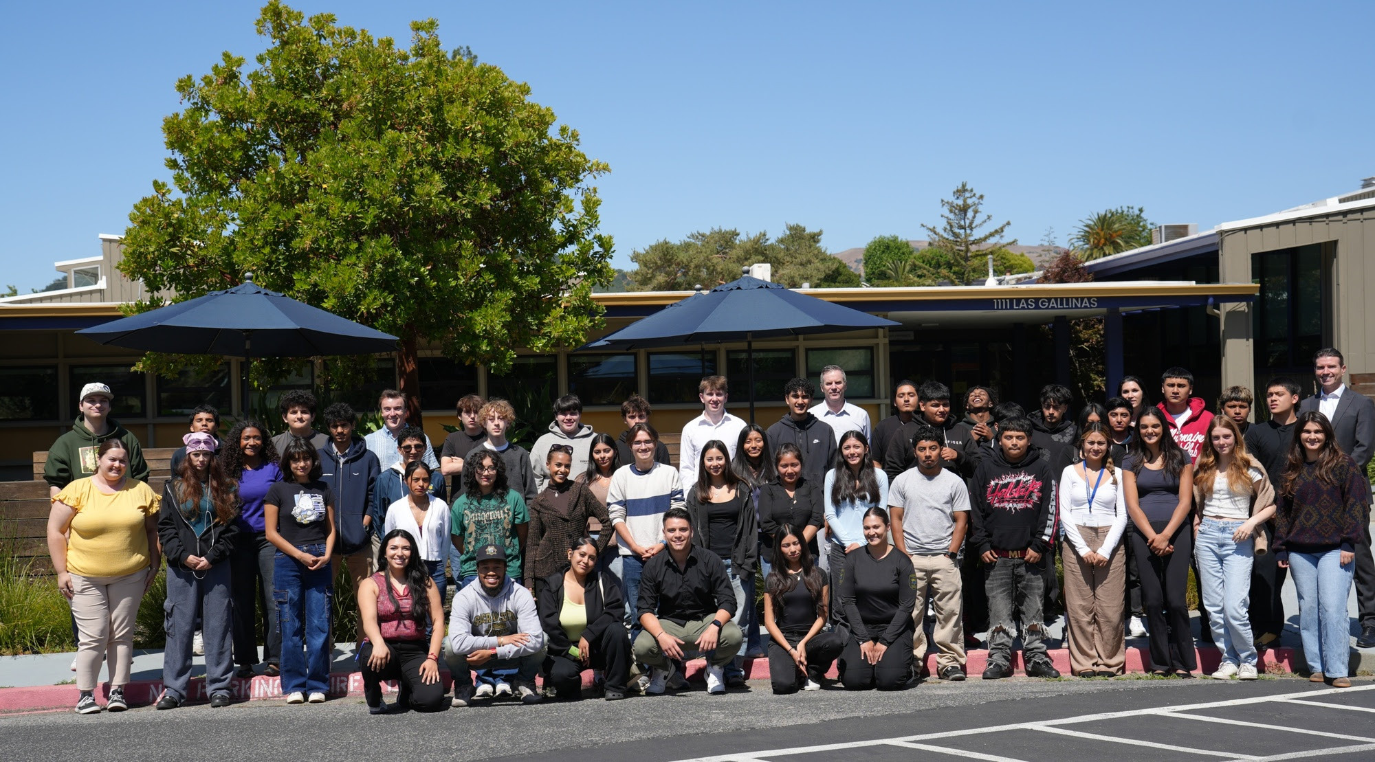 Career Explorers Group Photo in front of MCOE office