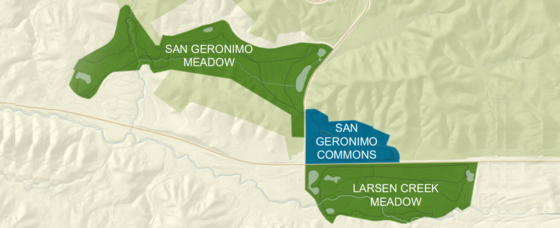 Map of San Geronimo Commons