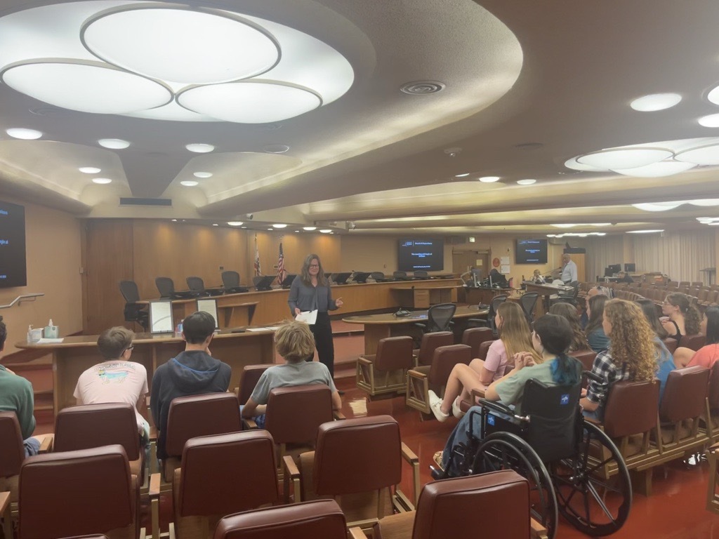 Brandeis students visit