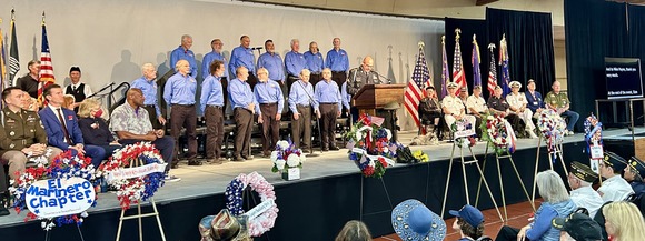 Photo of attendees at Marin County Memorial Day event. 