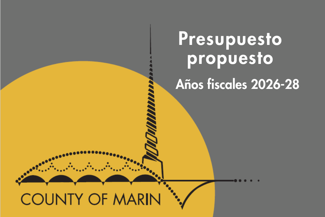 County Logo and text reading Proposed Budget Fiscal Year 2026 2028 in spanish