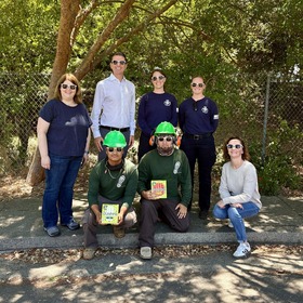 Supervisor Lucan with Conservation Corps of the North Bay staff and corps members.
