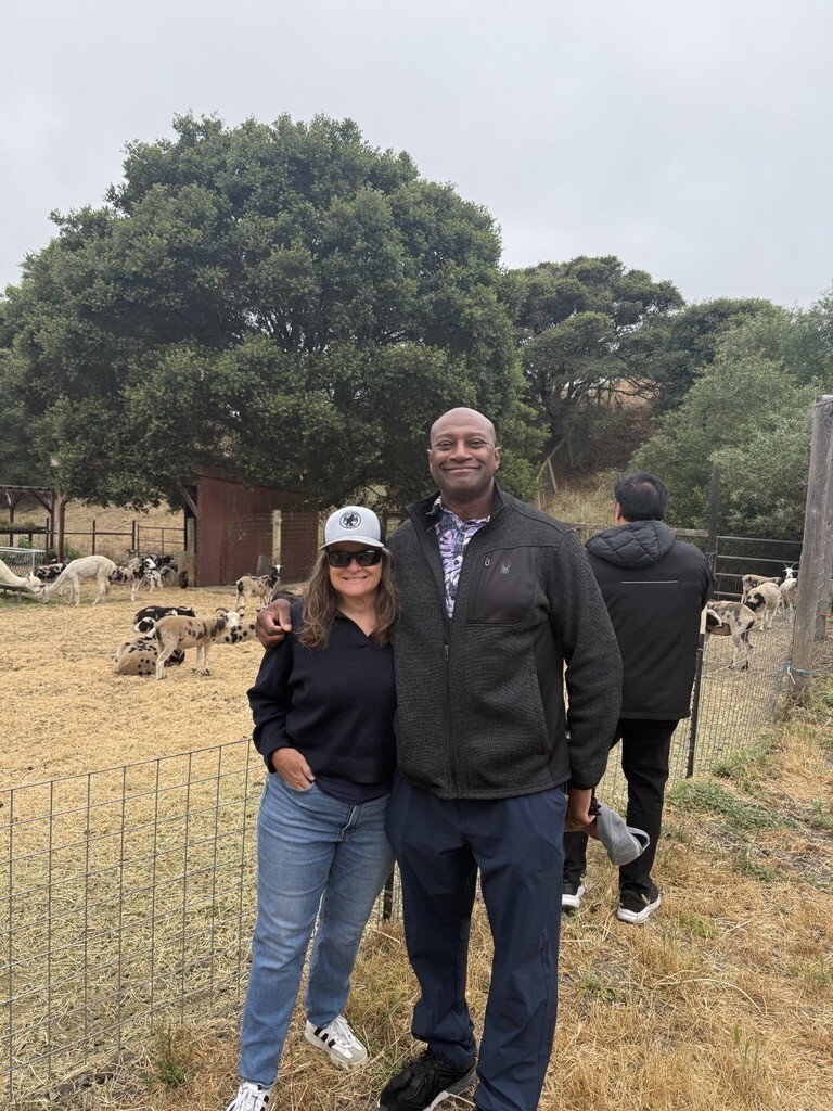 Supervisors' Sackett and Colbert with a West Marin Ranch in the background