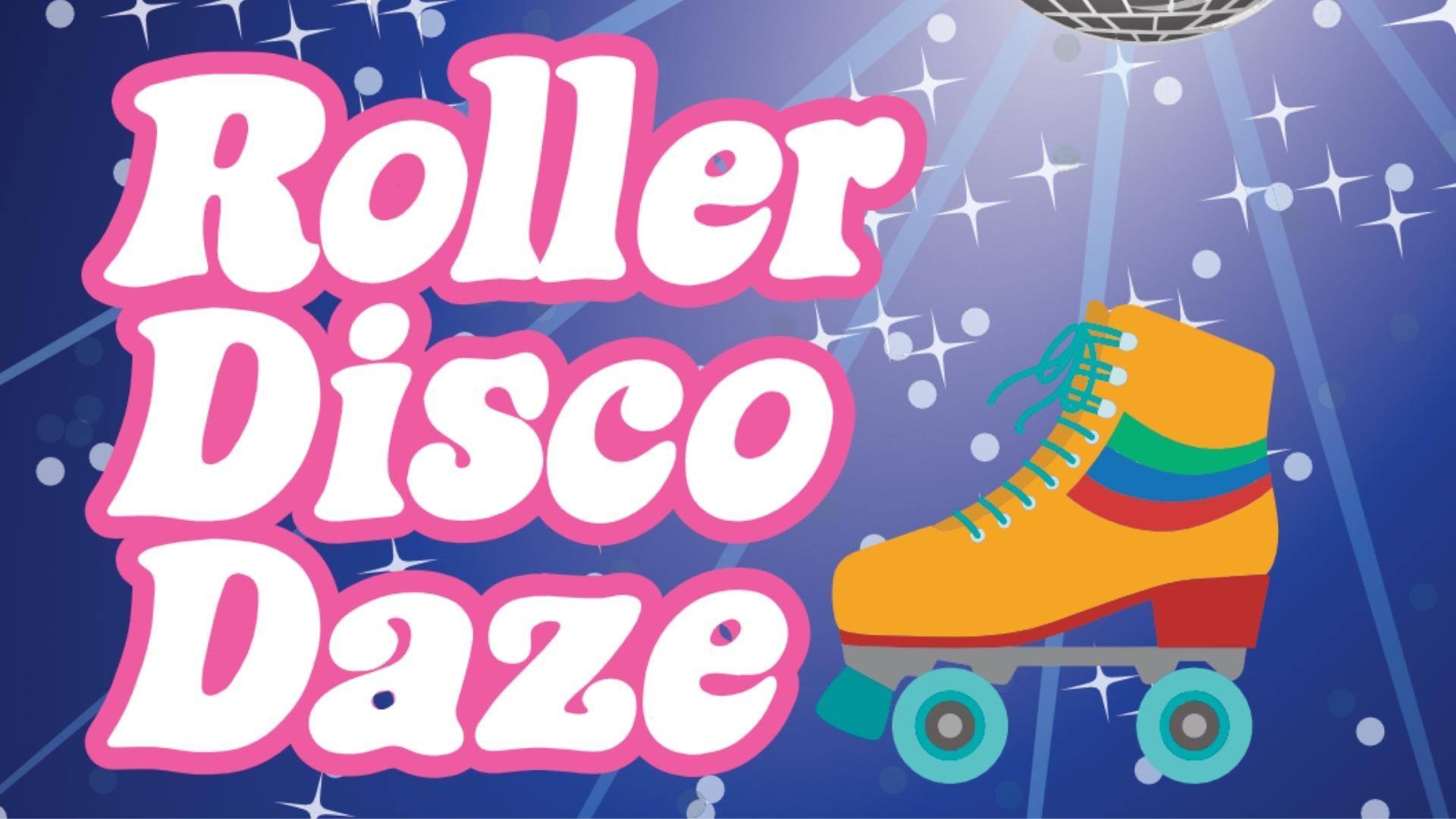 Roller Skate and disco banner