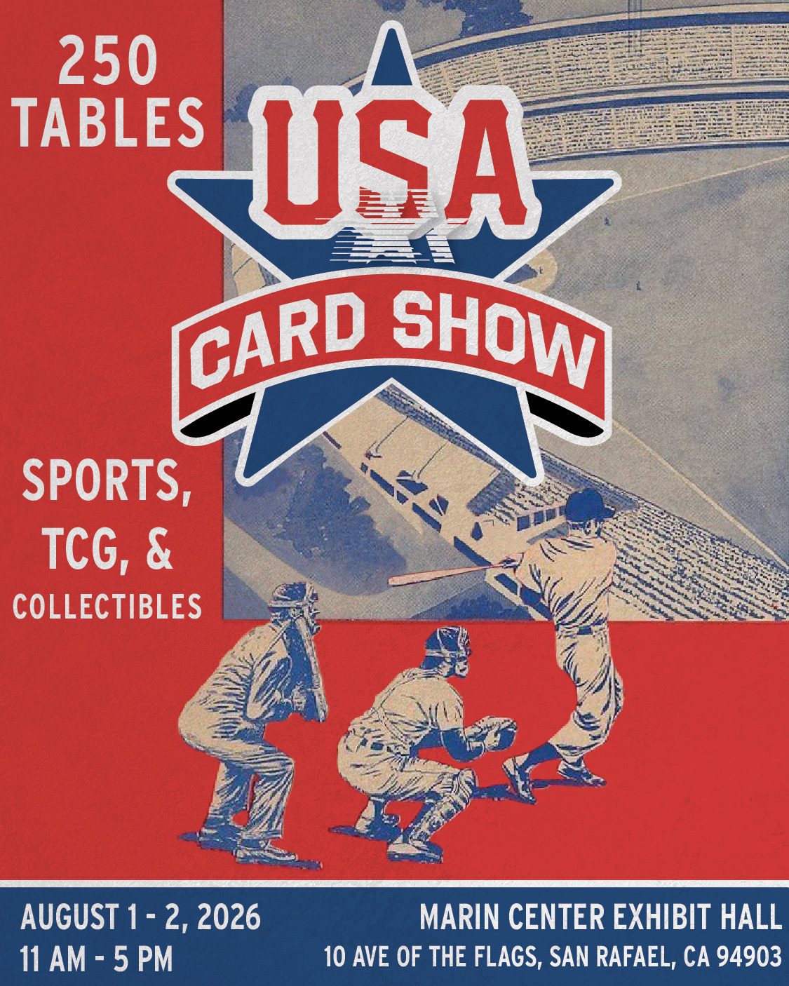 USA Card Show August 1-2 at Marin Center