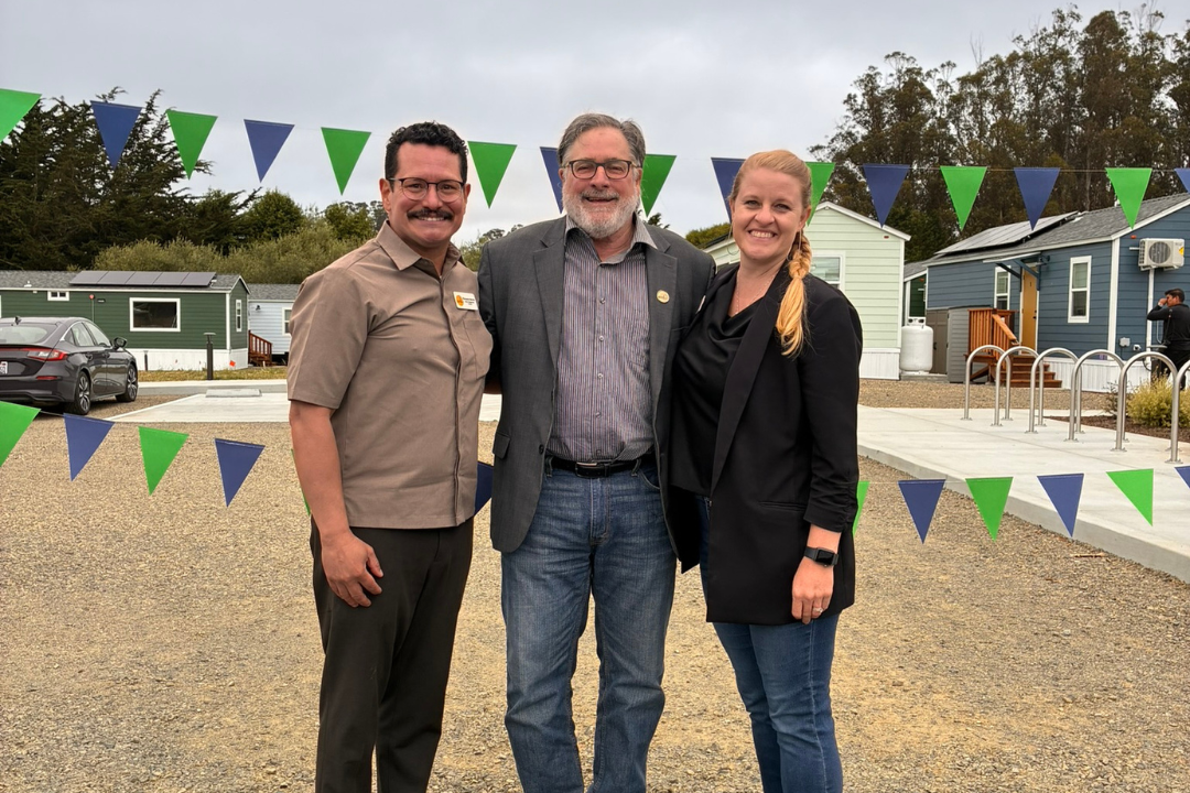 Supervisor Rodoni and Aides posing for a photograph in Point Reyes 