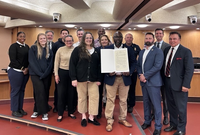 Board of Supervisors and County Staff after declaring September as National Preparedness Month