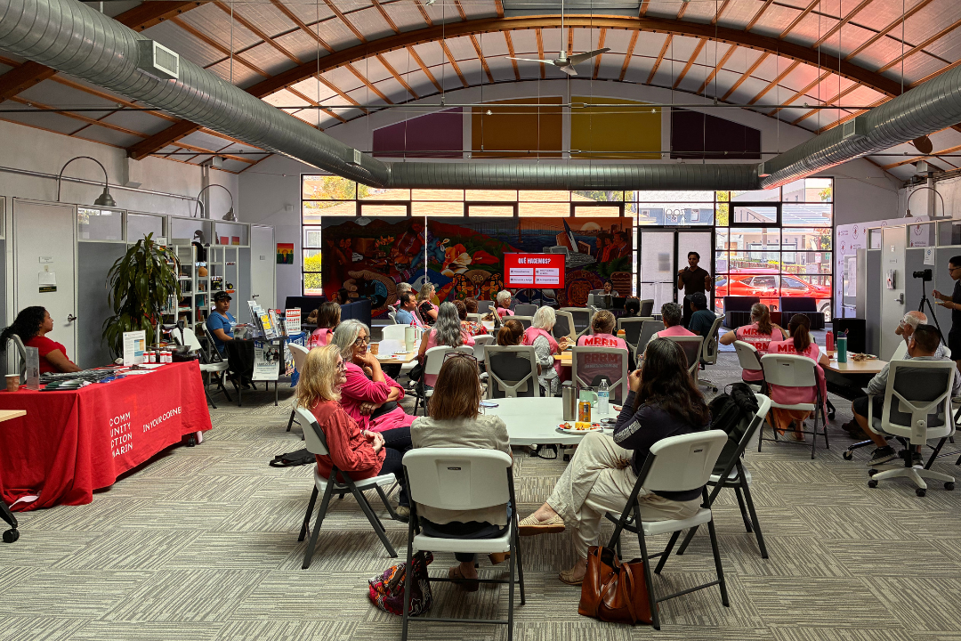 People sitting in a room, marin rapid response network (MRRN)