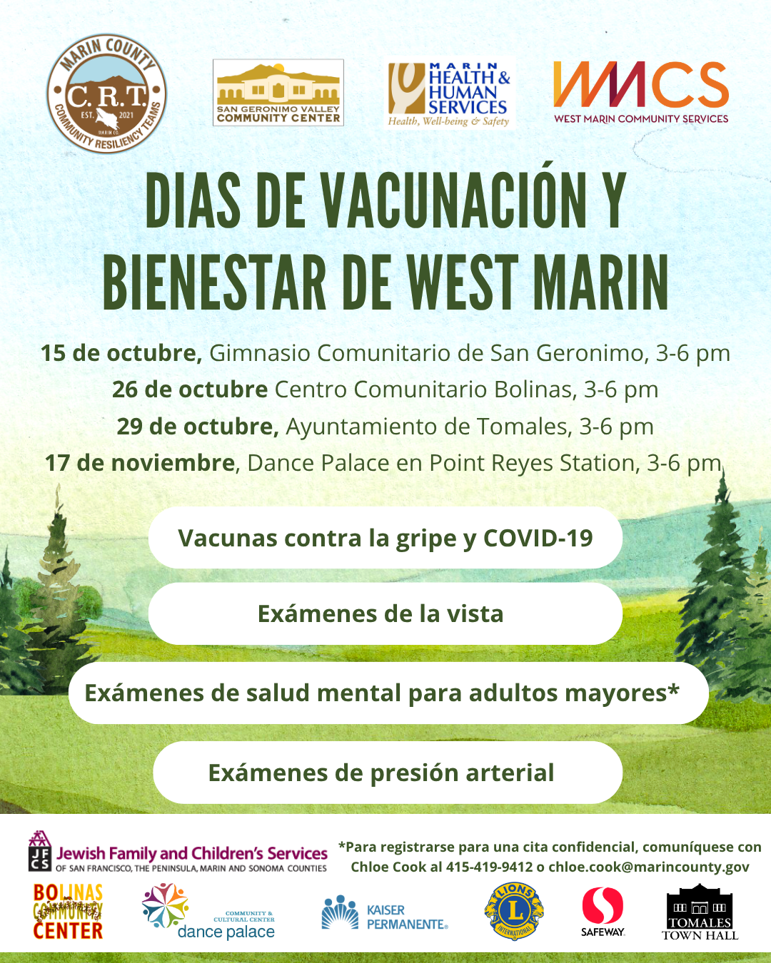 Wellness Days Flyer in Spanish