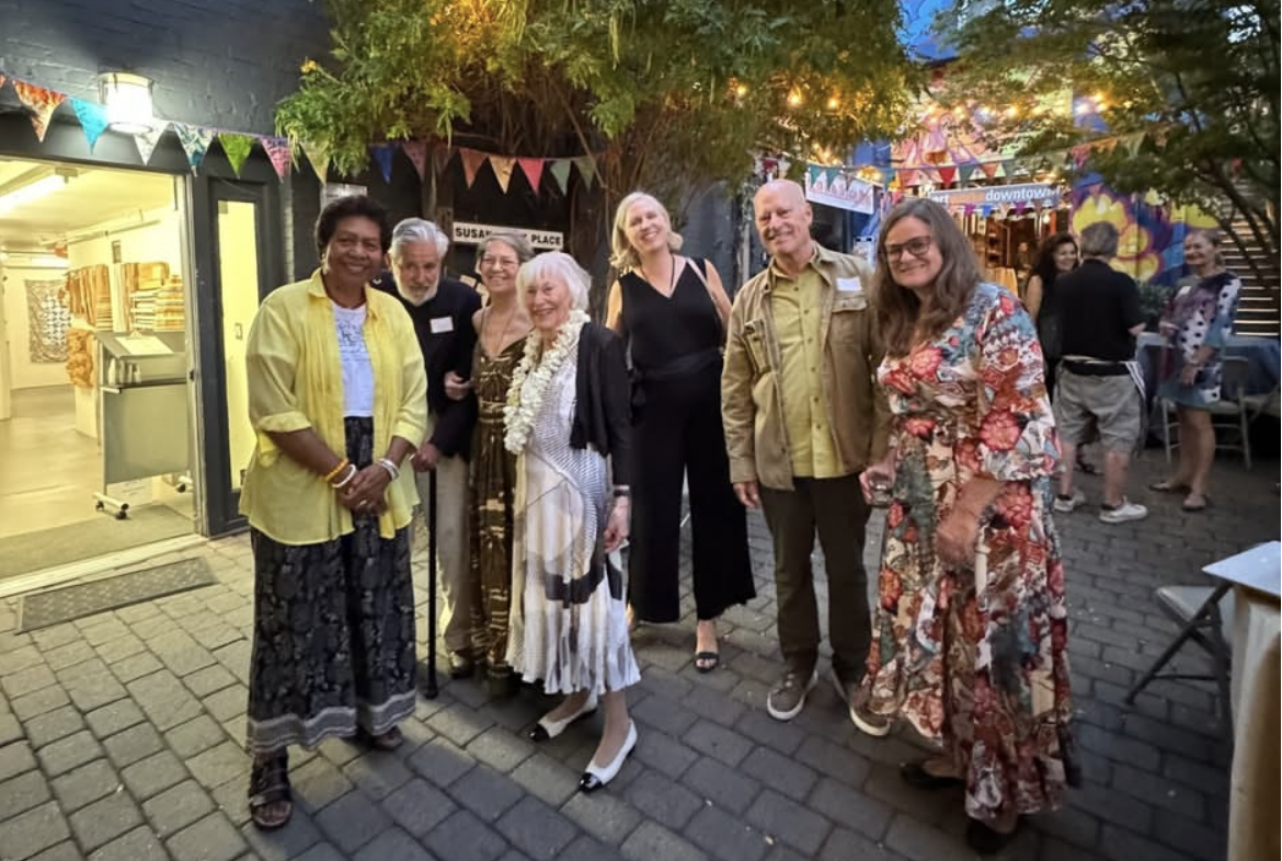 Group photo at Artworks Downtown with Mary and others
