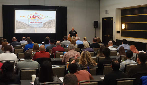 CDAWG Conference attendees and speaker at the MGM Grand in Las Vegas, Nevada on November 3, 2021.