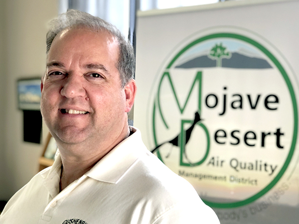 Alan De Salvio, who's served at MDAQMD for 30 years as of Nov. 18, 2021, recently promoted to Deputy Air Pollution Control Officer.