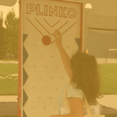 Plinko game.