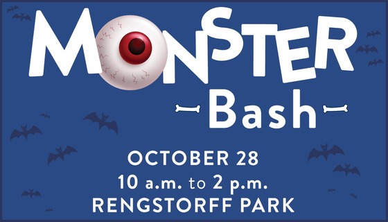 Monster Bash Logo with Date and Time