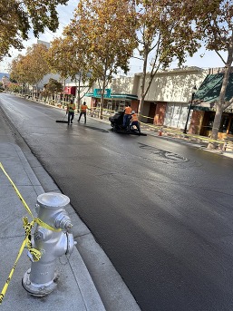 Image of Repaving Work on Castro Street