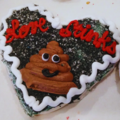 Anti-Valentine's Day Cookie