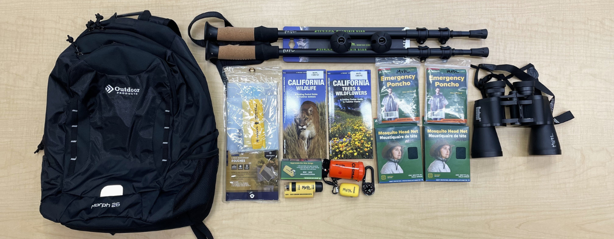 Hiking backpack contents