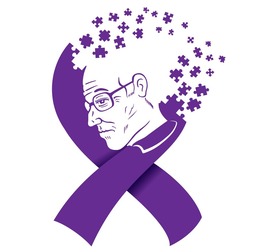 alzheimer's ribbon logo