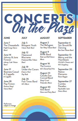 CONCERTS ON THE PLAZA 2024