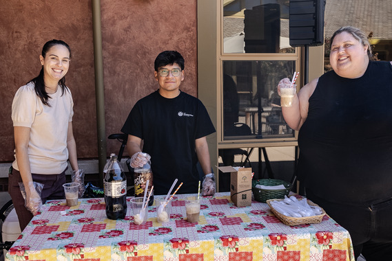 ice cream social Sept 2024 Staff