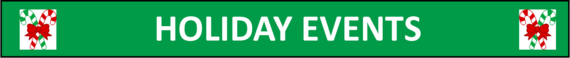 Holiday Events banner