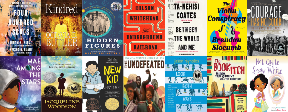 Image compiling 14 books written by Black authors