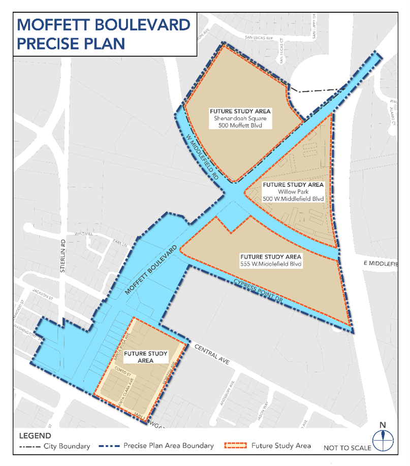 Moffett Blvd Precise Plan Map