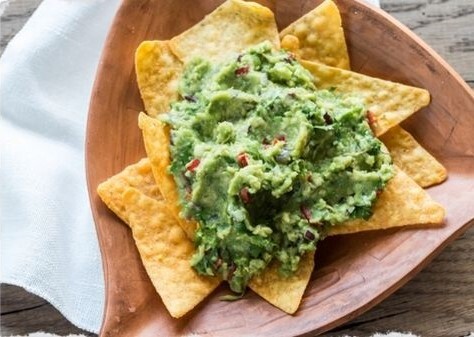 guac and chips from OKM