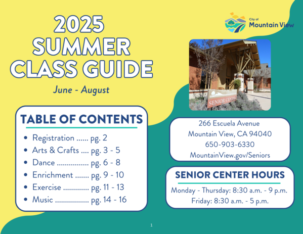 Summer Class Guide