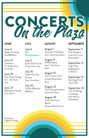 Concerts on the Plaza 2025 - 2