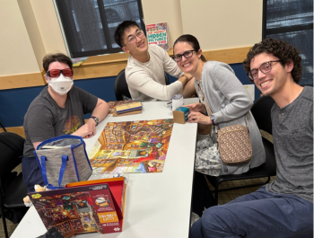 Photo of the winners of Puzzle Palooza